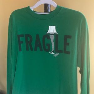 A Christmas Story long sleeved green t-shirt